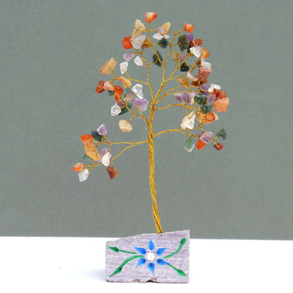 Arbre de Pierres Gemmes Fait Main - 80 Pierres Naturelles – photo 2