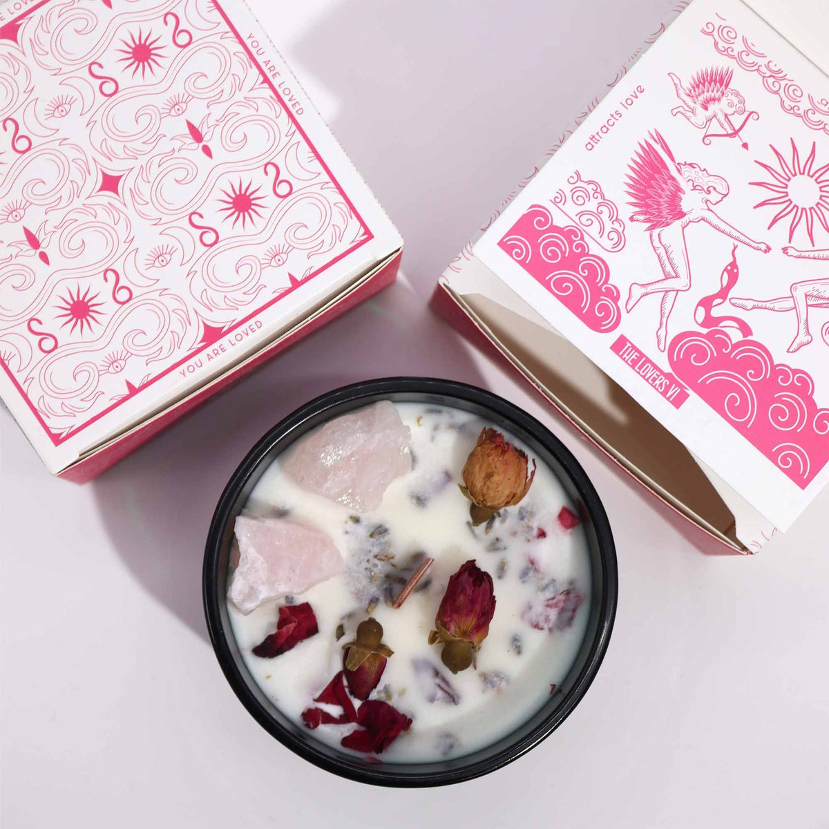 Bougie Florale au Quartz Rose — Les Amoureux - photo 5