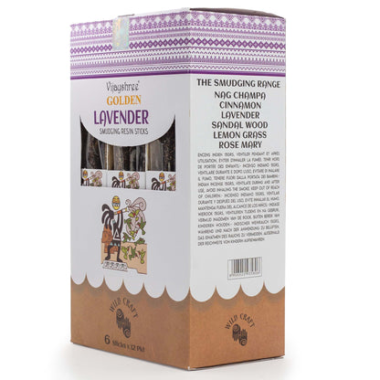 Bâtons de Résine Lavande Golden Smudging - 30g – photo 3