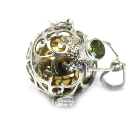 Clochette Ange Argent 925 Bali 18mm — Pendentif Artisan – photo 4