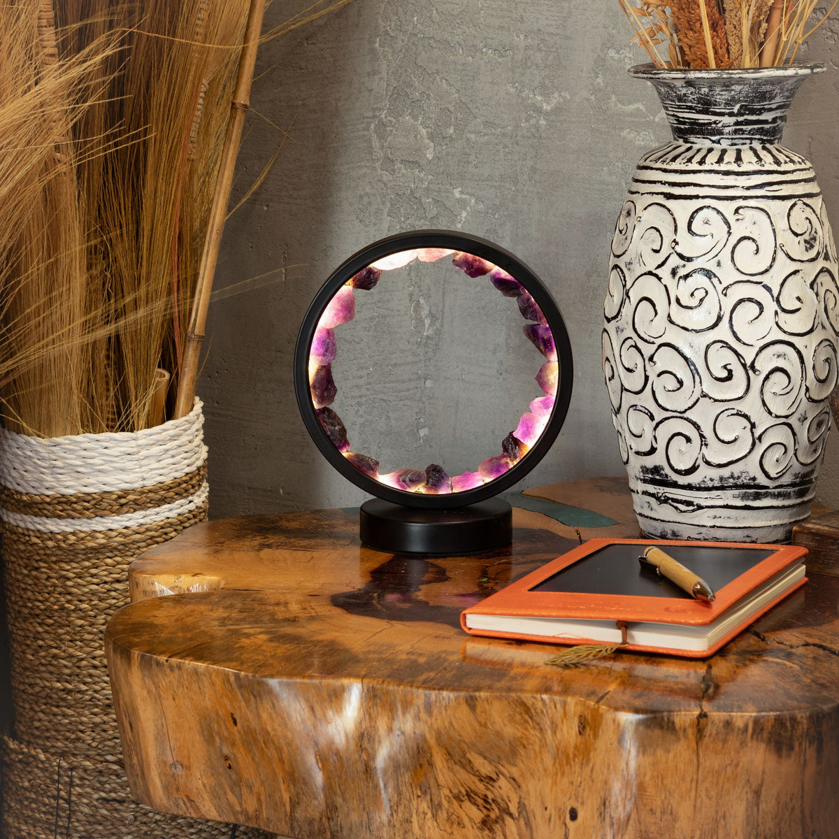 Lampe Halo Améthyste — Esprit Zen - photo 4