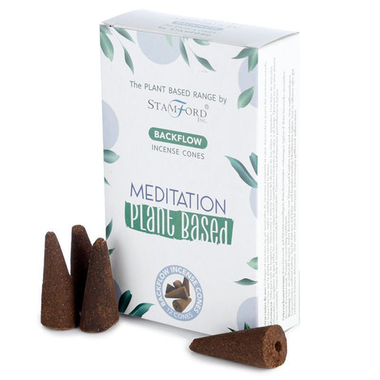 Cônes d'Encens Refoulants Méditation - Végétal 12pc
