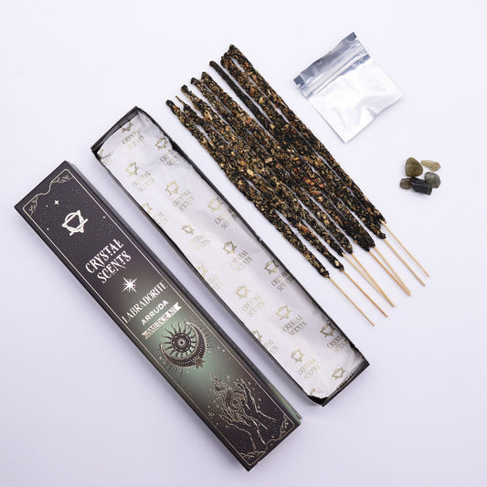 Coffret Labradorite & Encens Arruda - Intuition & Protection – photo 6