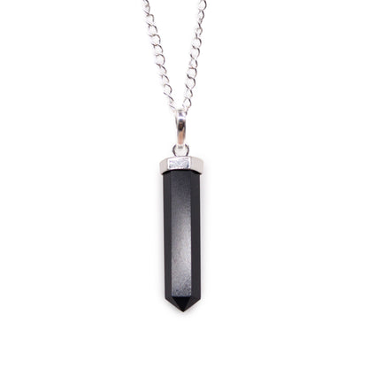 Gemstone Classic Point Pendant - Black Agate - photo 6