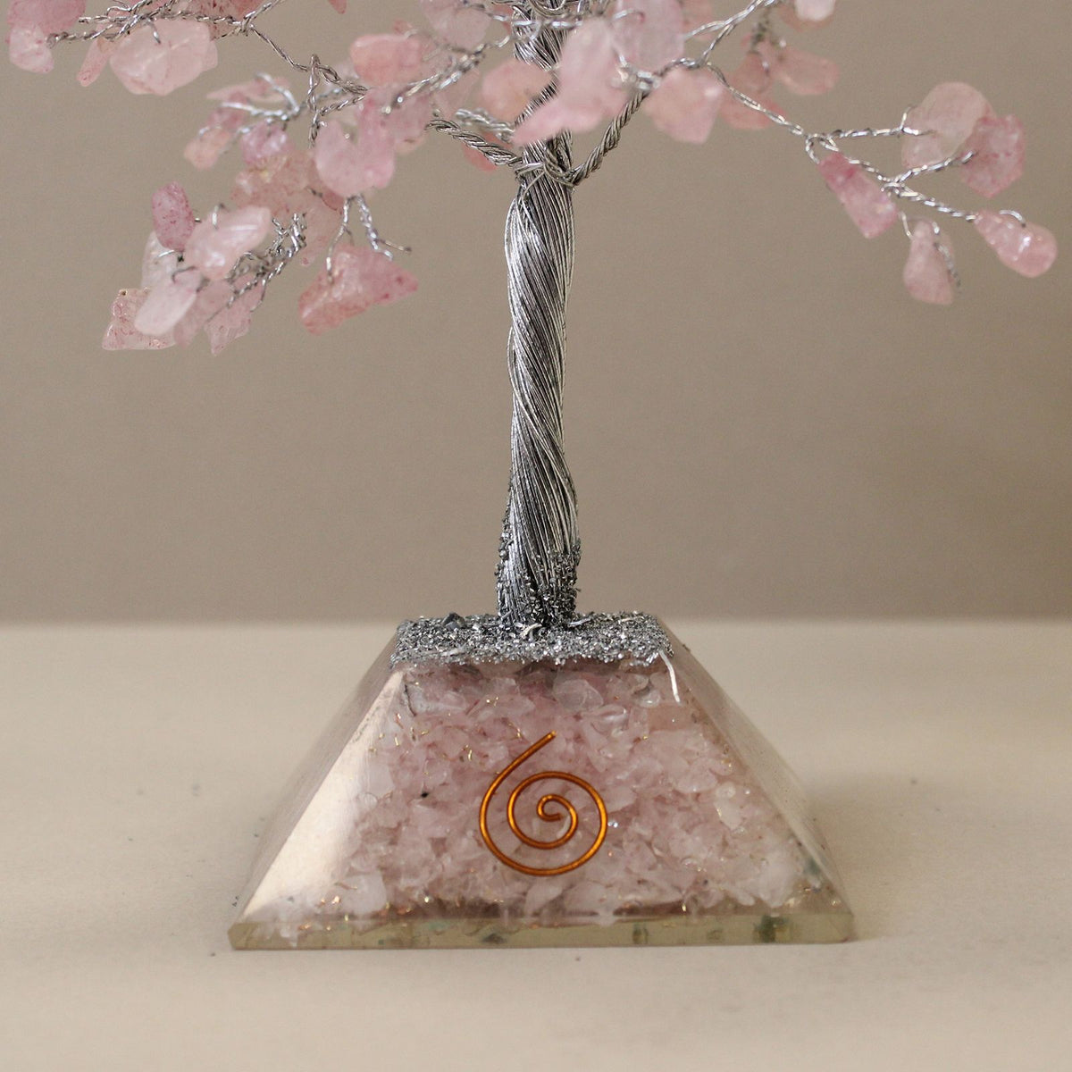 Arbre de Vie Quartz Rose & Orgonite - 320 Pierres – photo 2