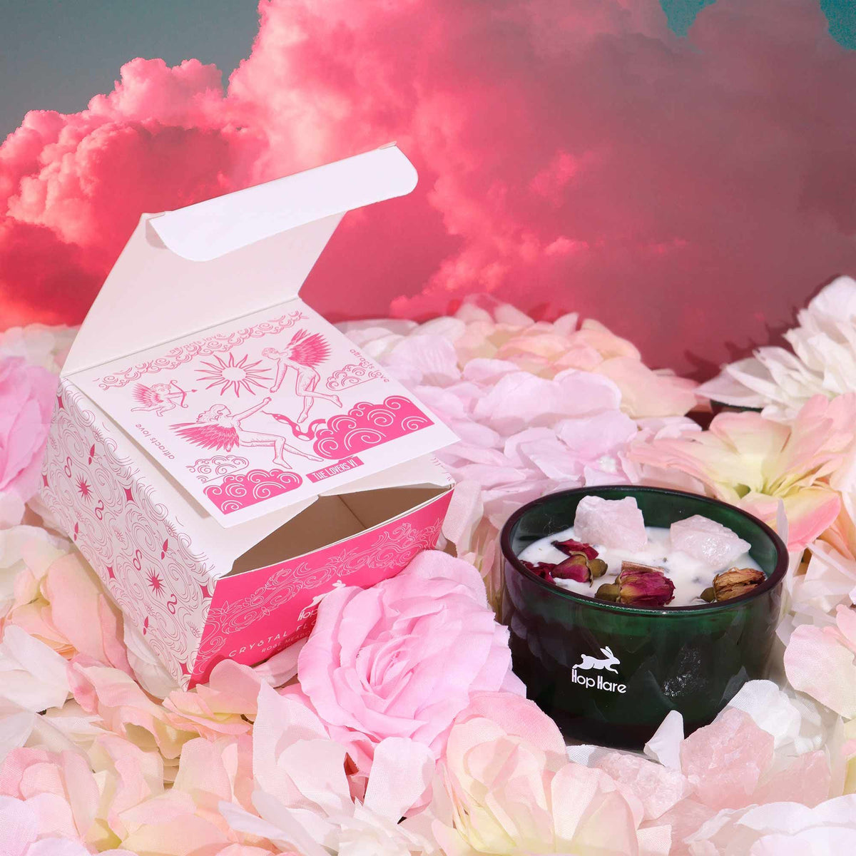Bougie Florale au Quartz Rose — Les Amoureux - photo 4