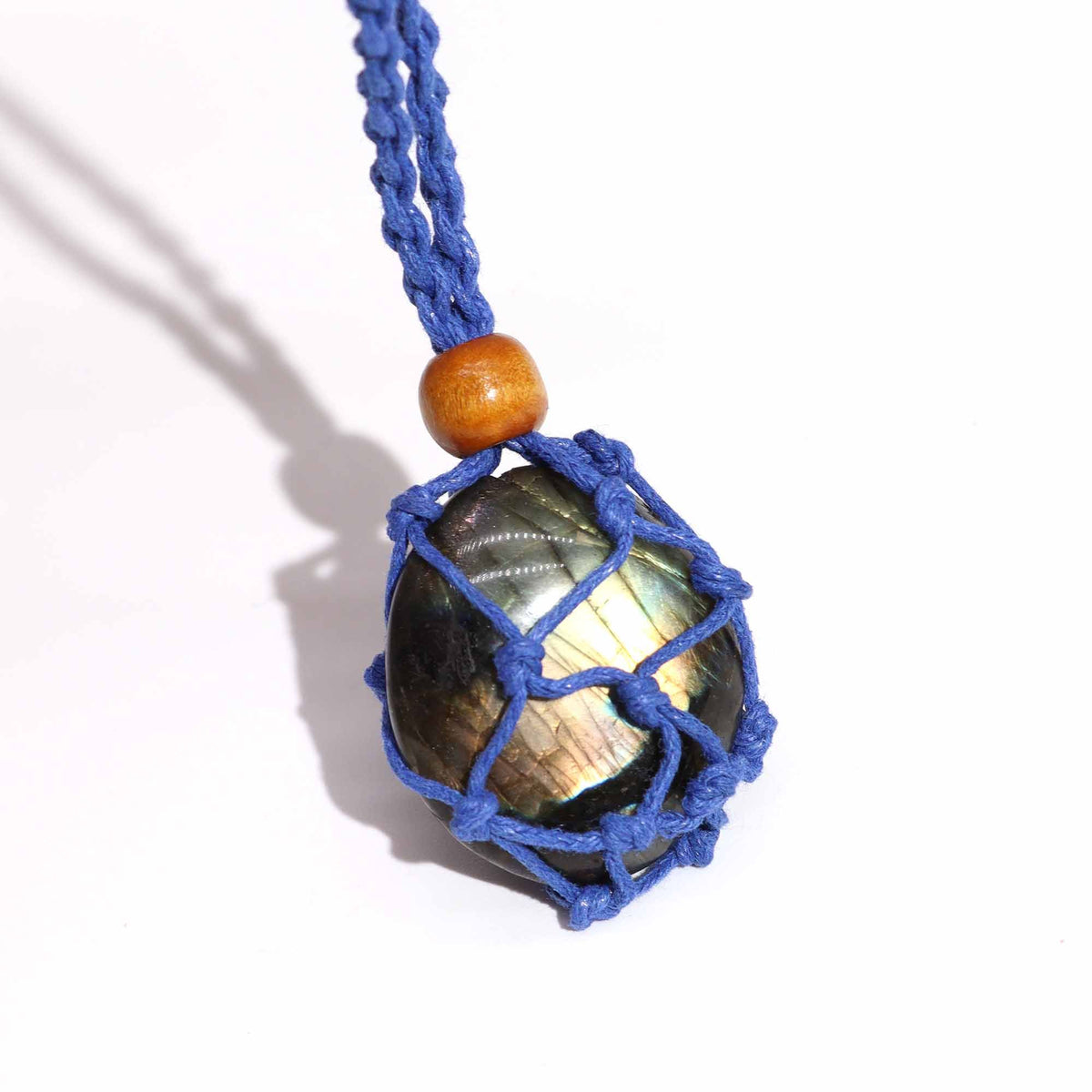 Cordon pour pendentif 45 cm - navy - photo 2