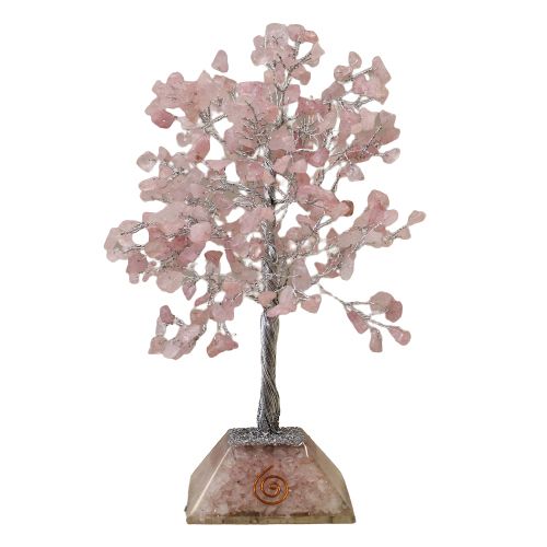 Arbre de Vie Quartz Rose & Orgonite - 320 Pierres – photo 3