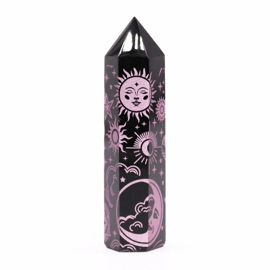 Pointe d'Obsidienne Noire - Mystic Story - rose pink - photo 2