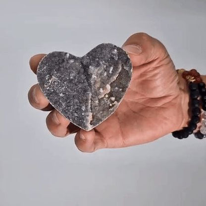 Grand cœur en calcite (6,5-8,5 cm) - photo 2