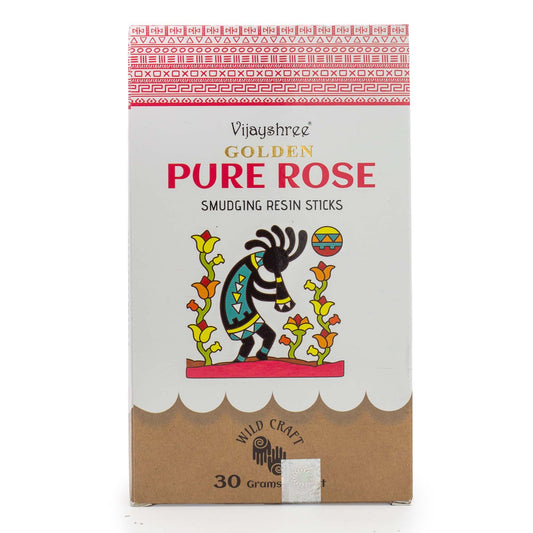30g Golden Pure Rose Smudging Resin Sticks (6s)