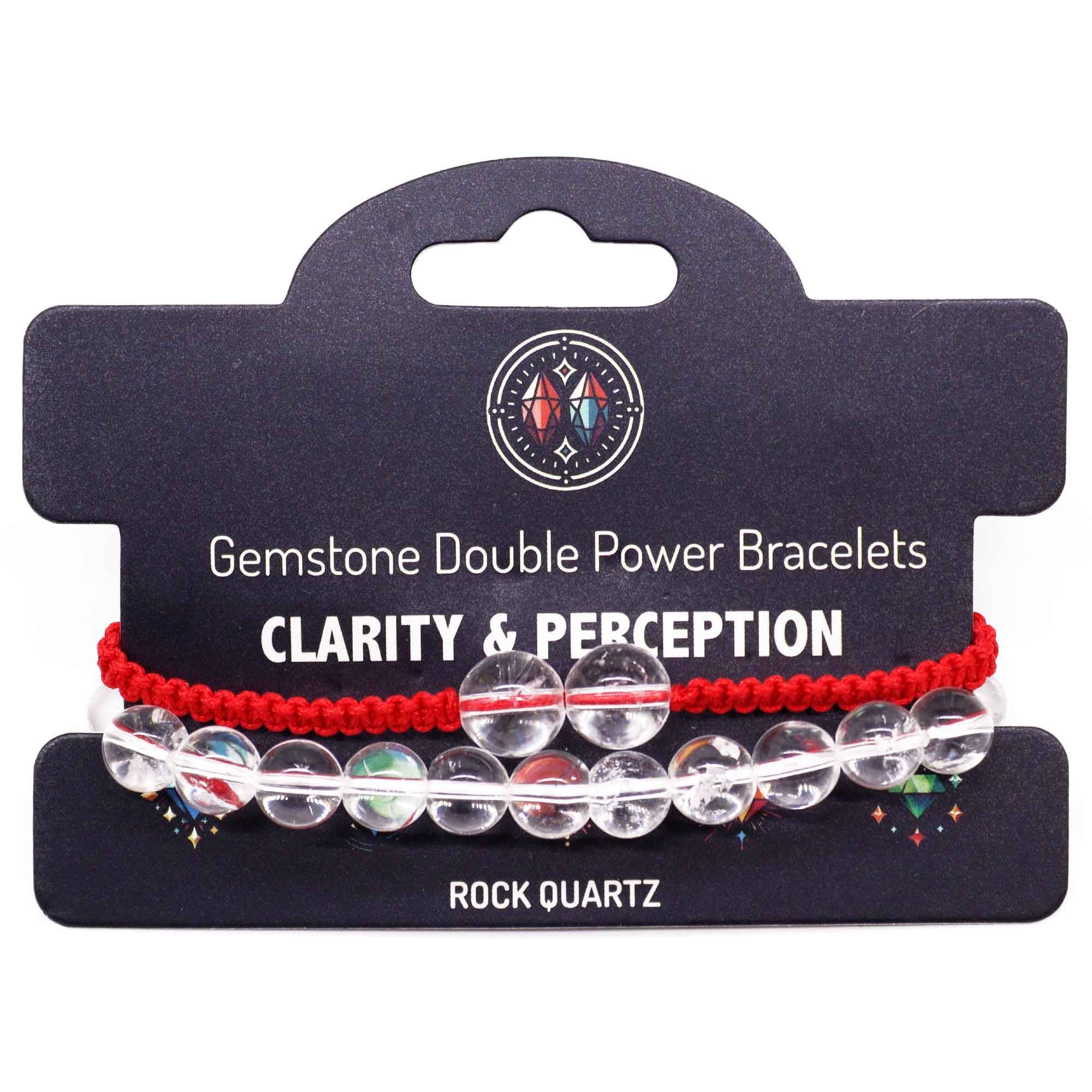 Bracelet double énergie - Cristal de Roche - photo 2