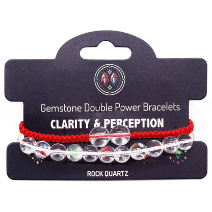 Bracelet double énergie - Cristal de Roche - photo 2