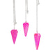 Pendule Hexagonal Quartz Rose Aurora 4cm – photo 2