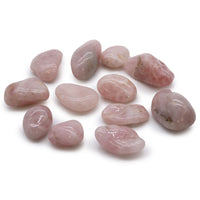 Sachet de 12 pierres roulées d'Afrique - Quartz Rose - photo 3