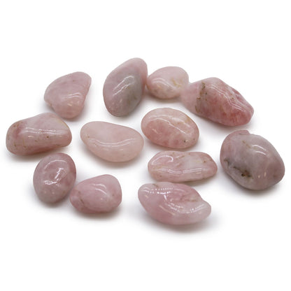 Sachet de 12 pierres roulées d'Afrique - Quartz Rose - photo 3
