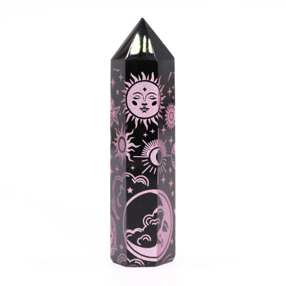 Pointe d'Obsidienne Noire - Mystic Story - rose pink