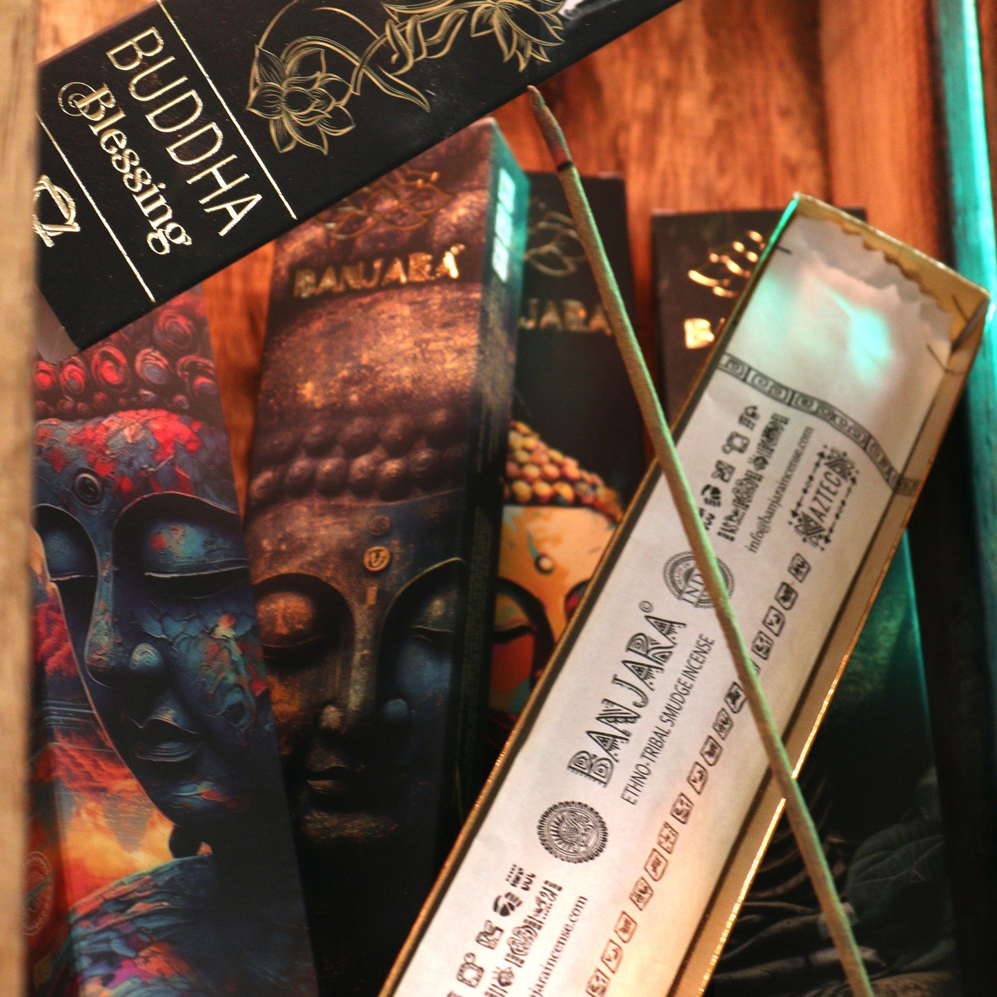 Encens Banjara Bouddha 6 Parfums - Coffret Cadeau – photo 4