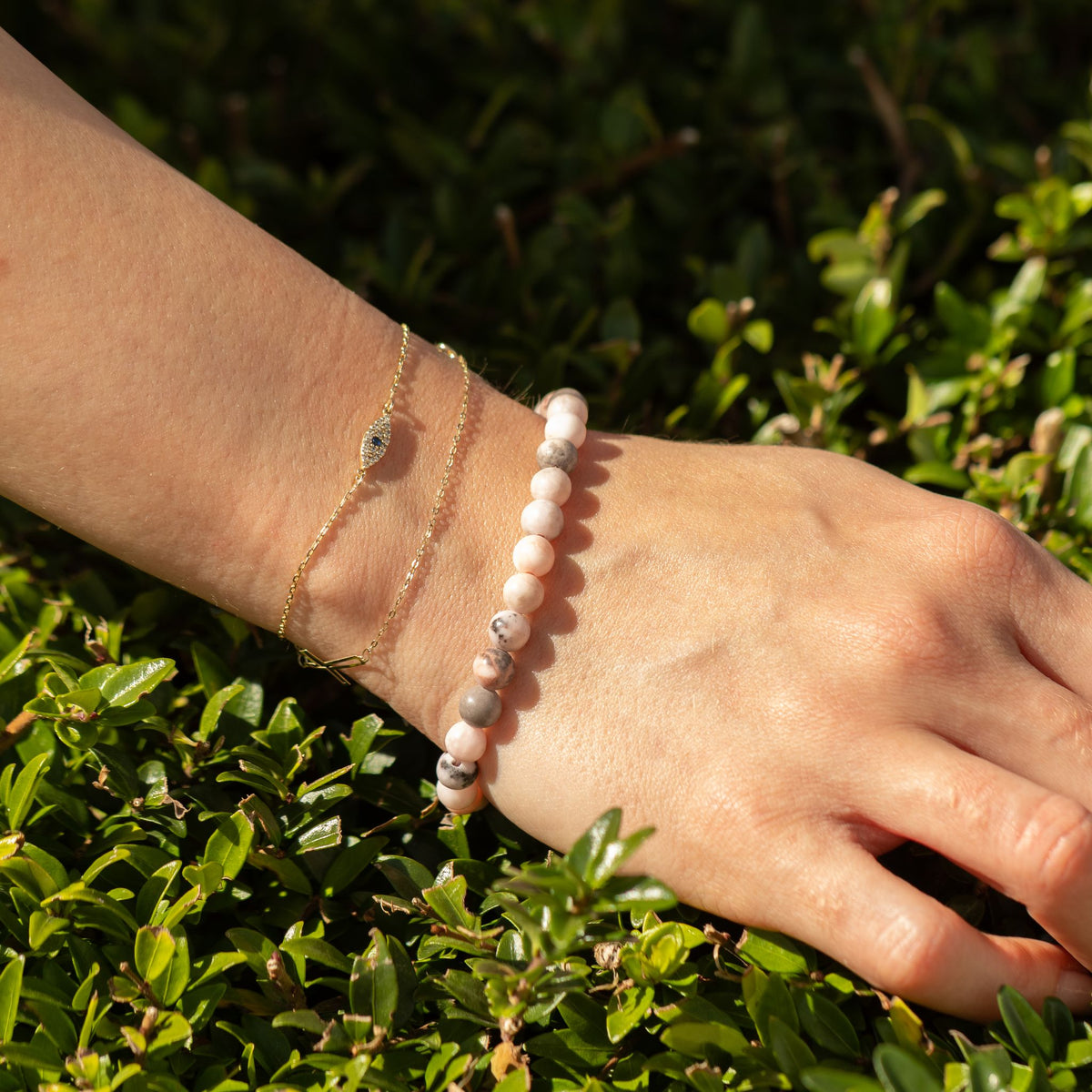 Bracelet Jaspe Rose — Perles de 6 mm - photo 4