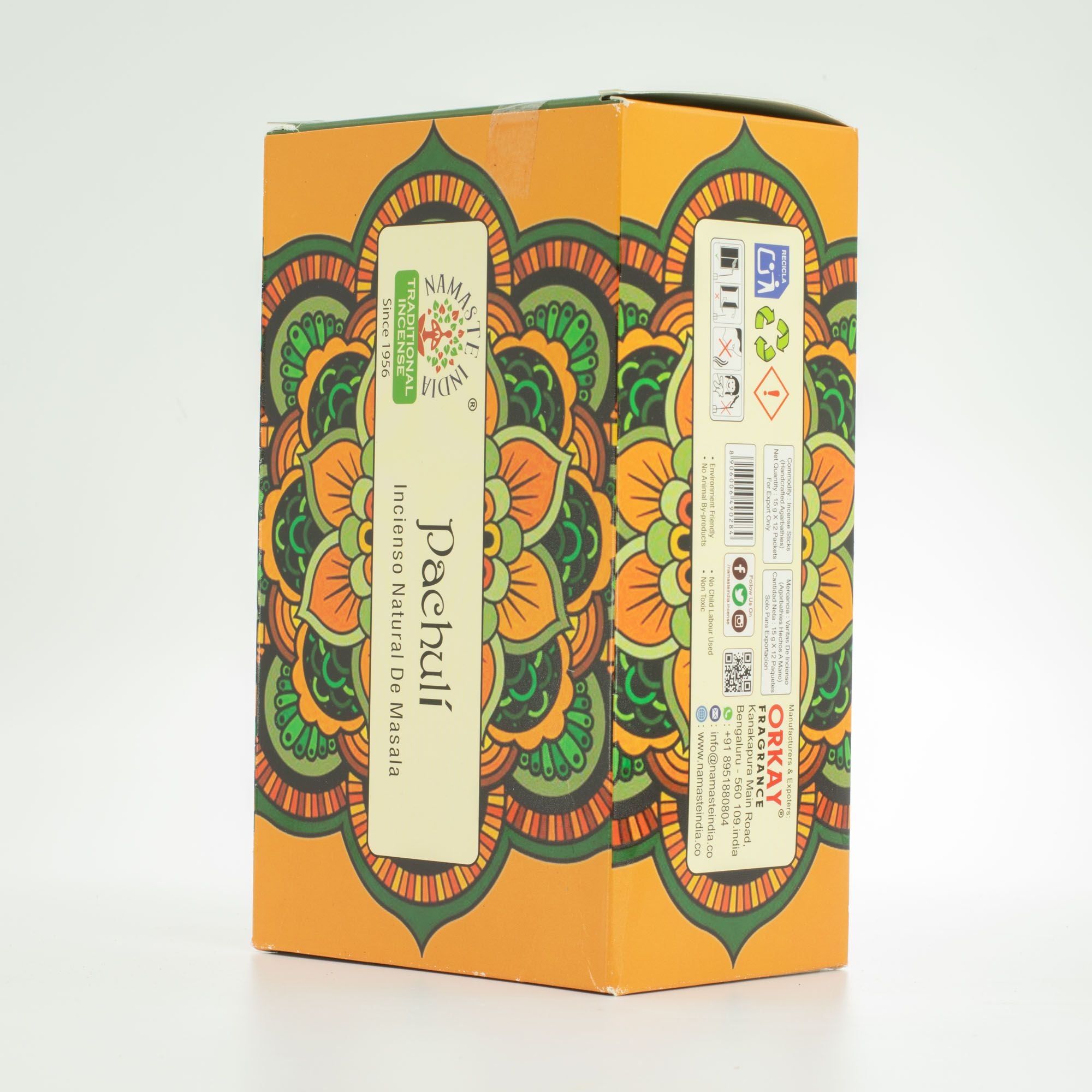 Encens Patchouli Masala Namaste - Mandala Artisanal – photo 4