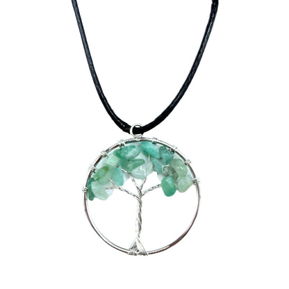 Pendentif Arbre de Vie Jade - Protection & Équilibre