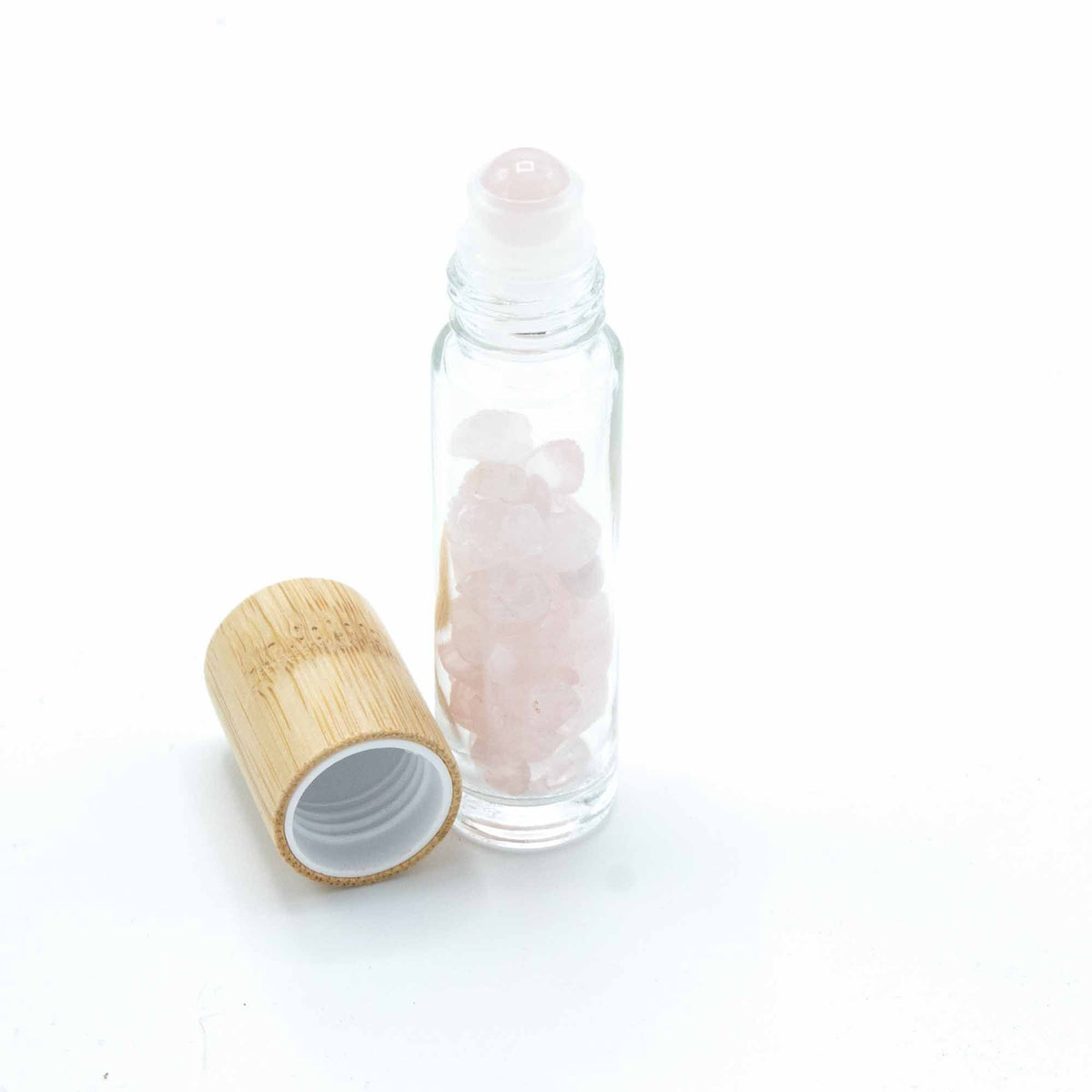 Roll-on huile essentielle avec bille en Quartz Rose - photo 3