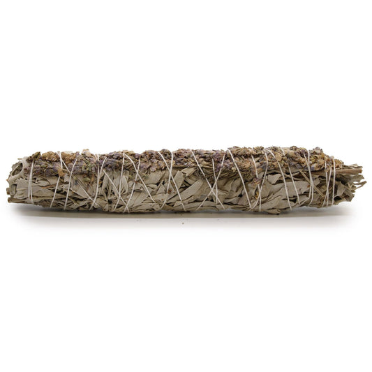 Bâton de sauge blanche et lavande 22,5 cm