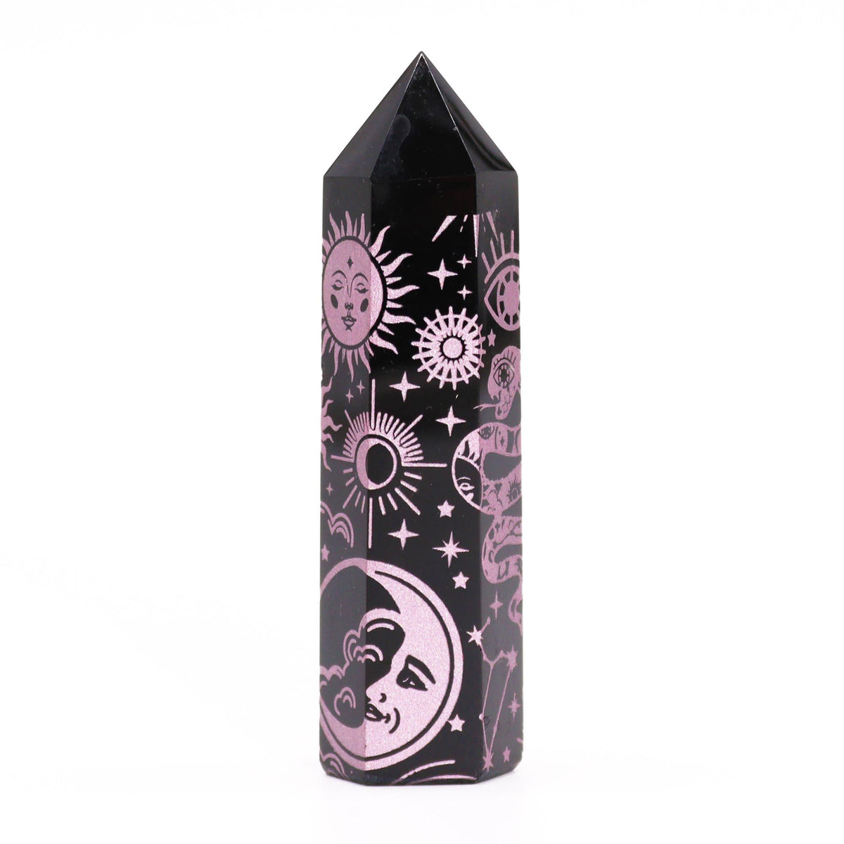 Pointe d'Obsidienne Noire - Mystic Story - rose pink - photo 3