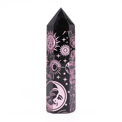 Pointe d'Obsidienne Noire - Mystic Story - rose pink - photo 3