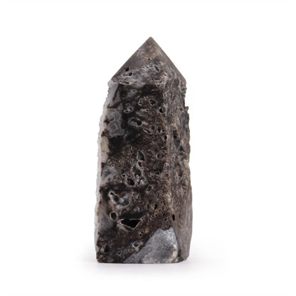 Tour polie en calcite (9-11 cm)