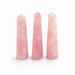 Obélisque Six Faces Quartz Rose ~ 11cm