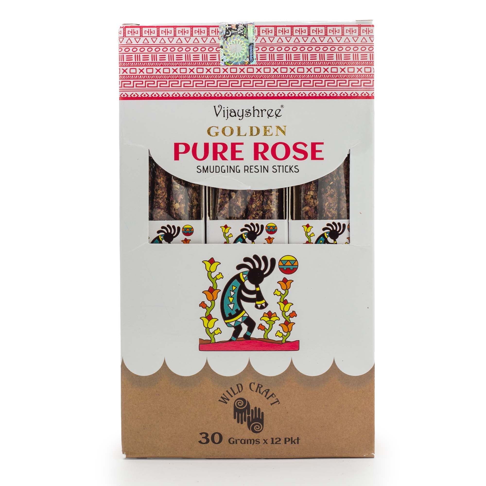 30g Golden Pure Rose Smudging Resin Sticks (6s)