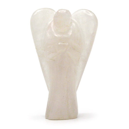 Ange en Quartz Cristal de Roche - Sculpté Main – photo 3