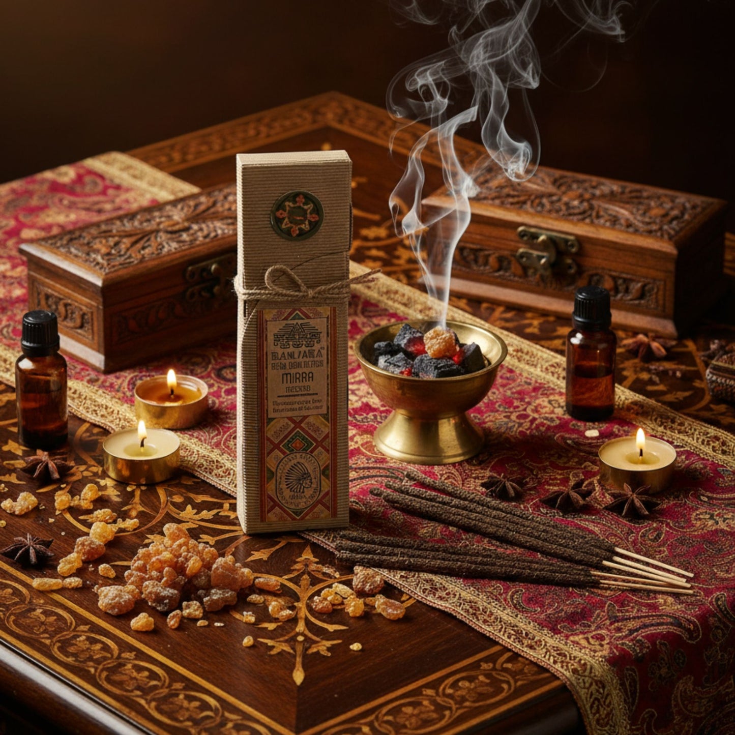 Encens Résine Myrrhe en Bâton - Purification & Méditation – photo 2