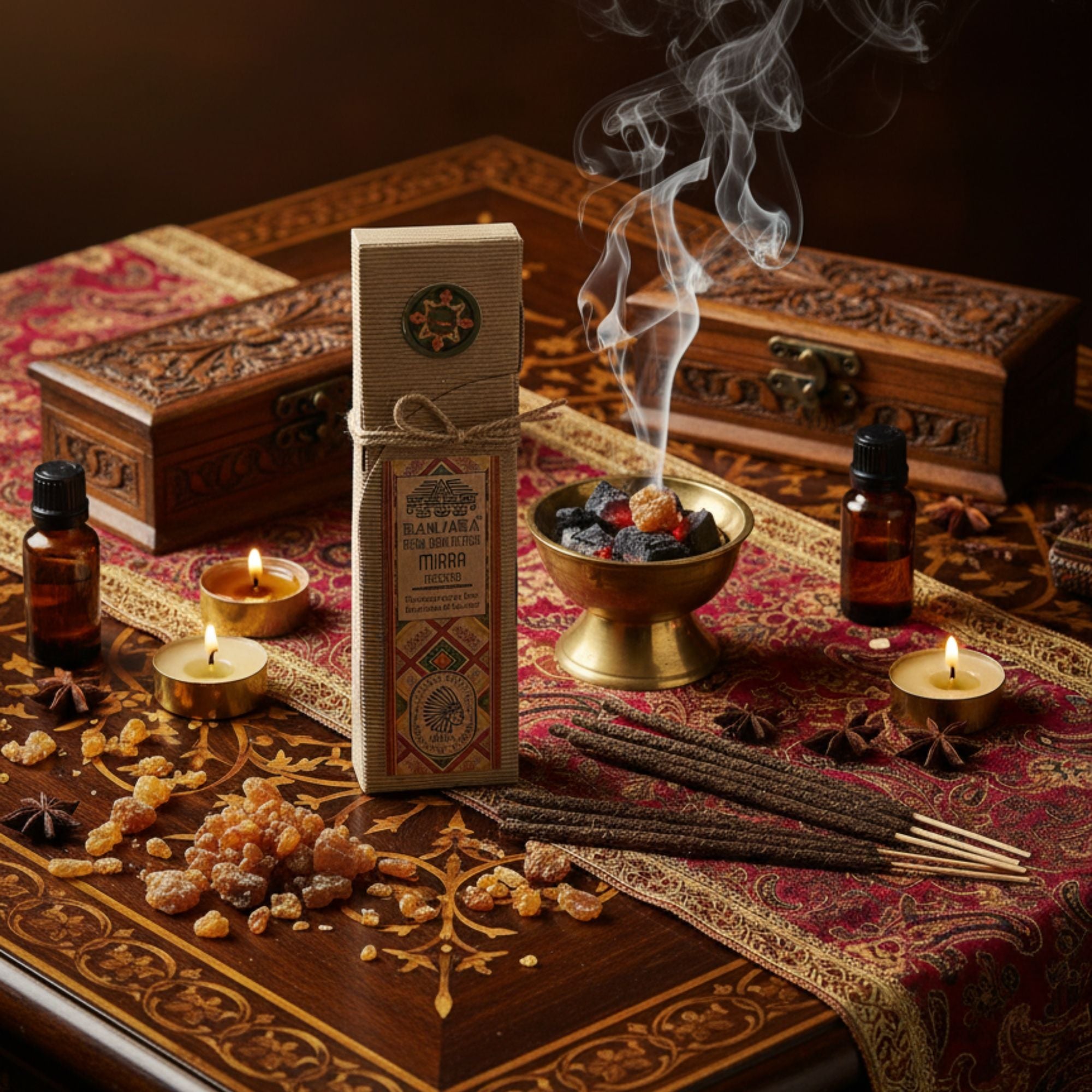 Encens Résine Myrrhe en Bâton - Purification & Méditation – photo 2