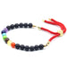 Bracelet Pierre de Lave Chakra - Plaqué Or 18K Ajustable