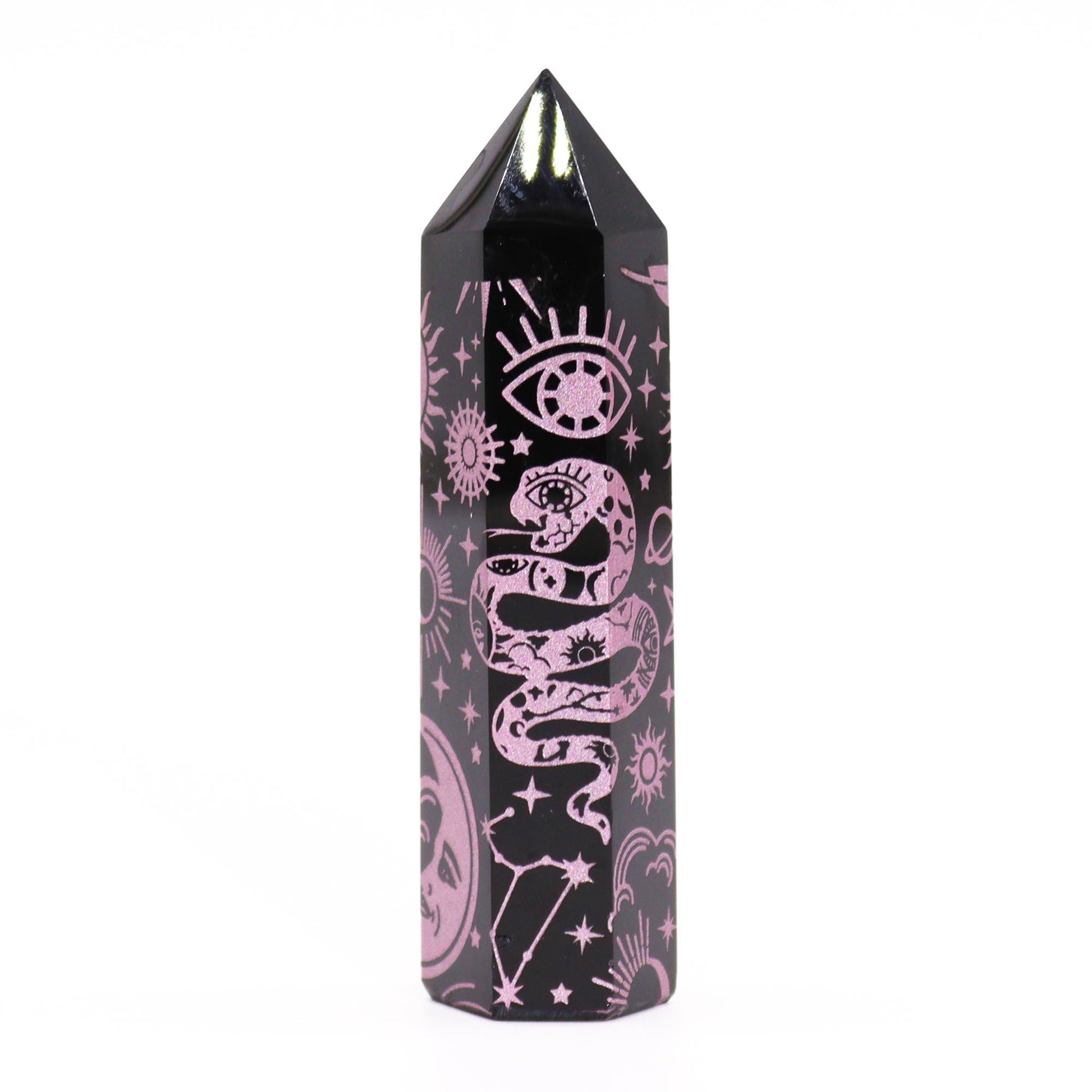 Pointe d'Obsidienne Noire - Mystic Story - rose pink - photo 4