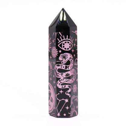 Pointe d'Obsidienne Noire - Mystic Story - rose pink - photo 4