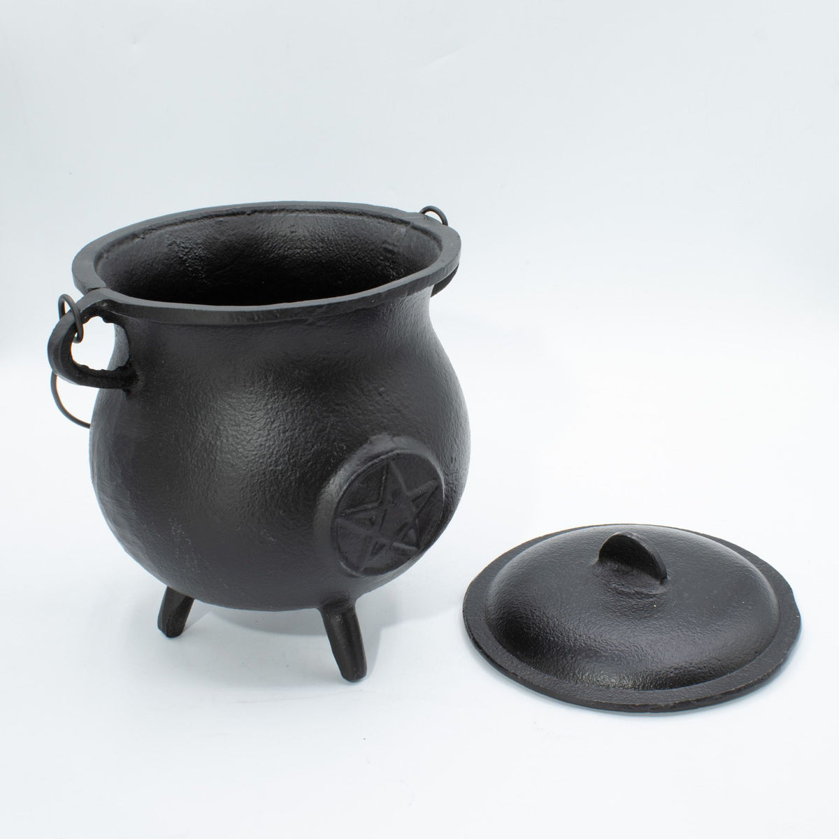 Chaudron en Fonte avec Pentagramme — Très Grand Modèle — 23 × 18 cm - photo 3