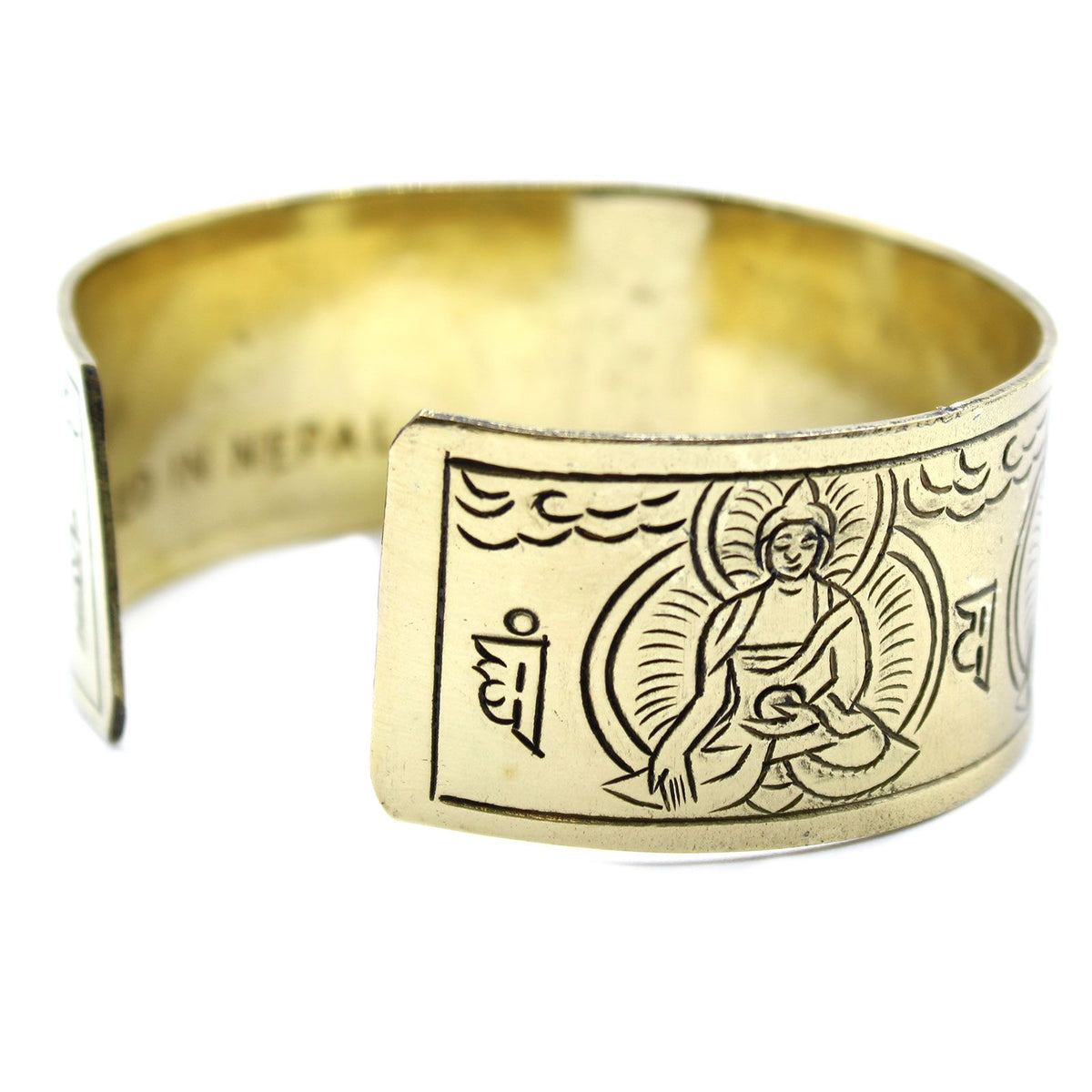 Bracelet Tibétain Laiton 5 Bouddhas - Protection & Spiritualité – photo 2