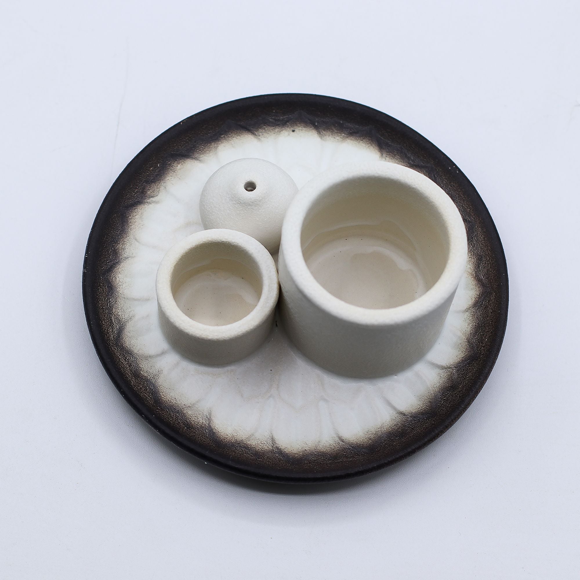 Bâton Palo Santo & Support Mandala Blanc/Gris – photo 7