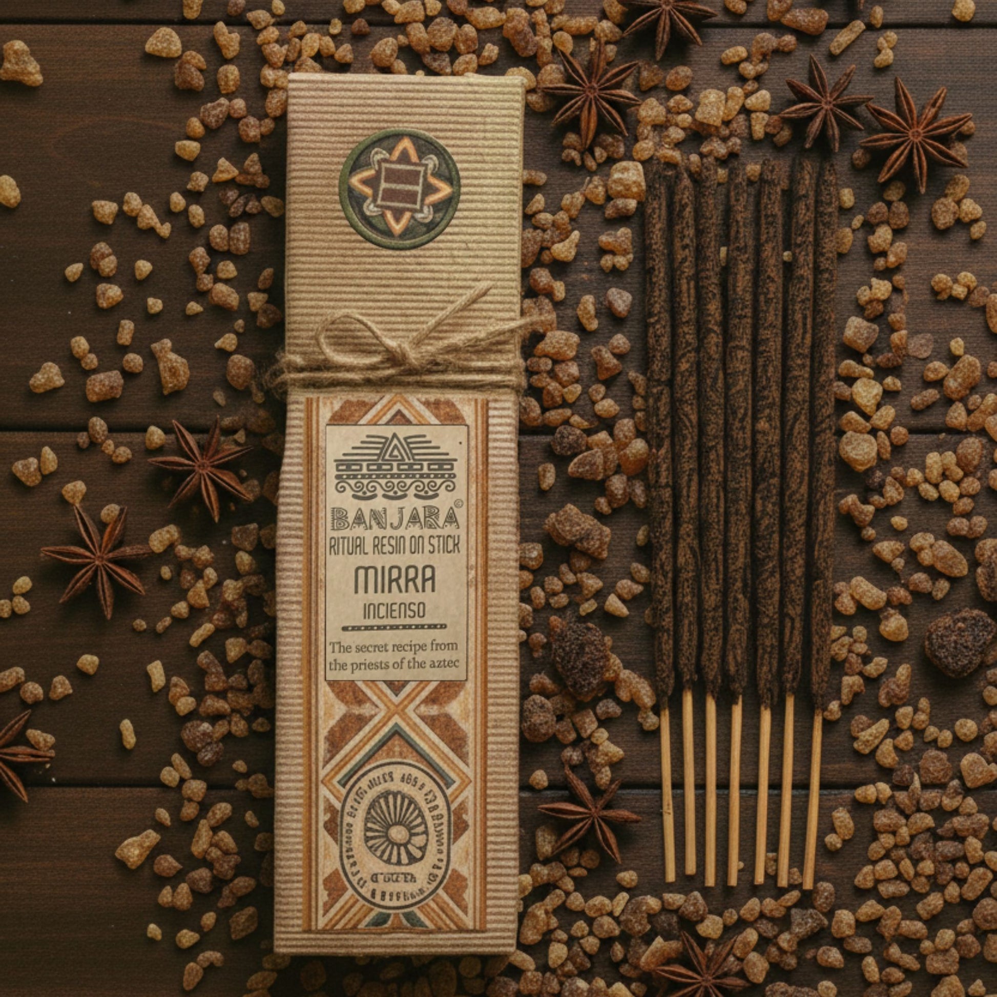 Encens Résine Myrrhe en Bâton - Purification & Méditation