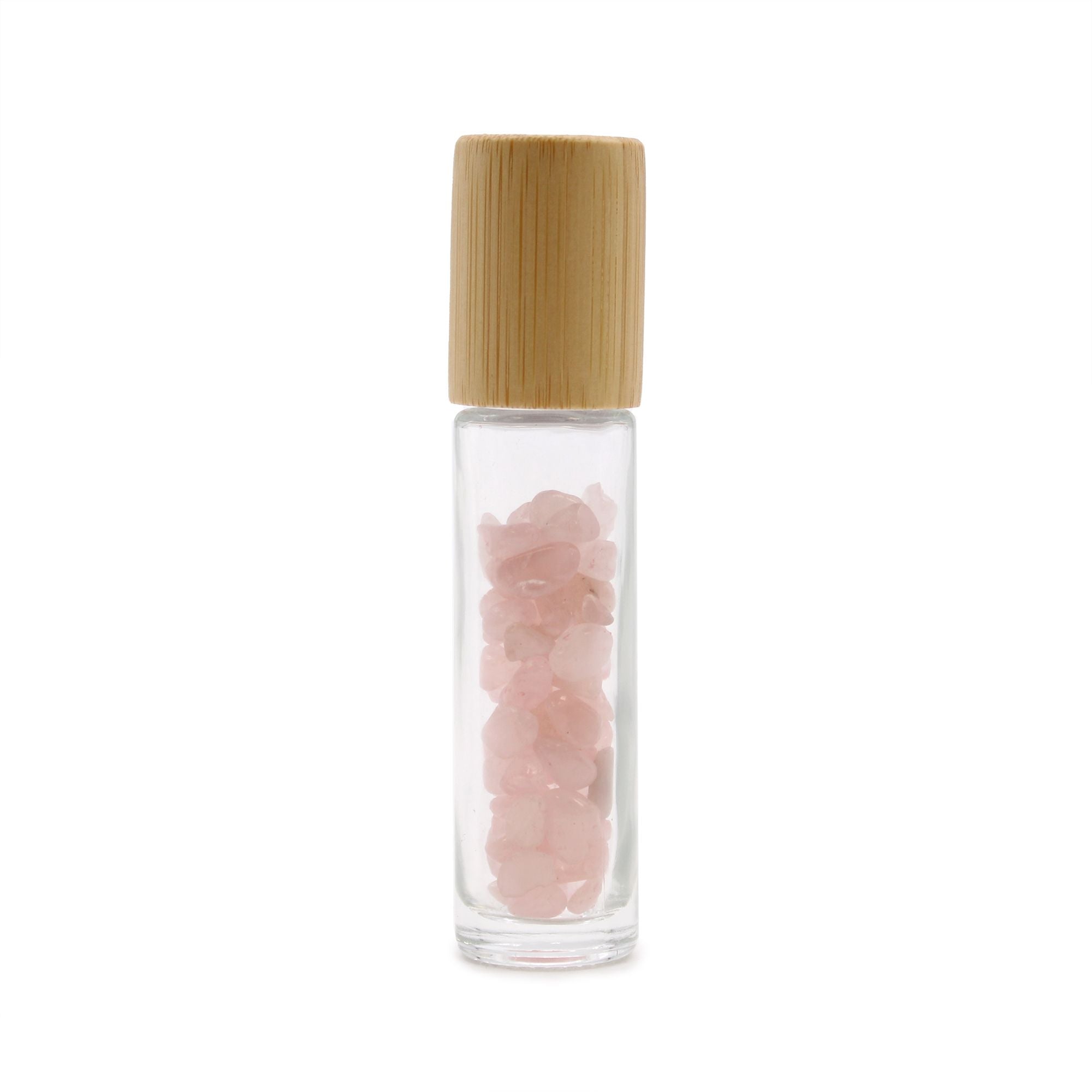 Roll-on huile essentielle avec bille en Quartz Rose - photo 2