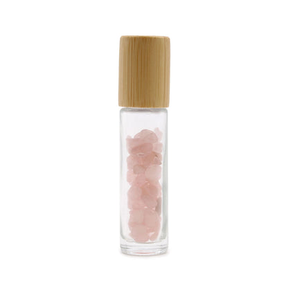 Roll-on huile essentielle avec bille en Quartz Rose - photo 2