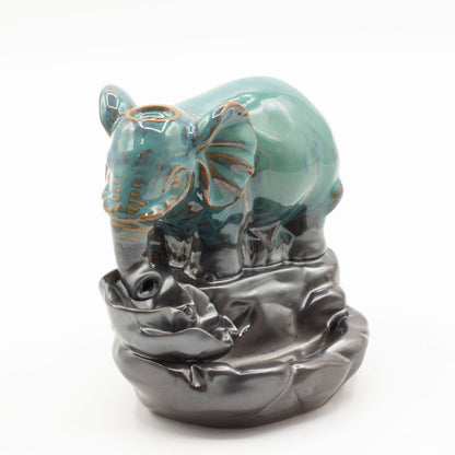 Backflow Incense Burner - Elephant at Pool
