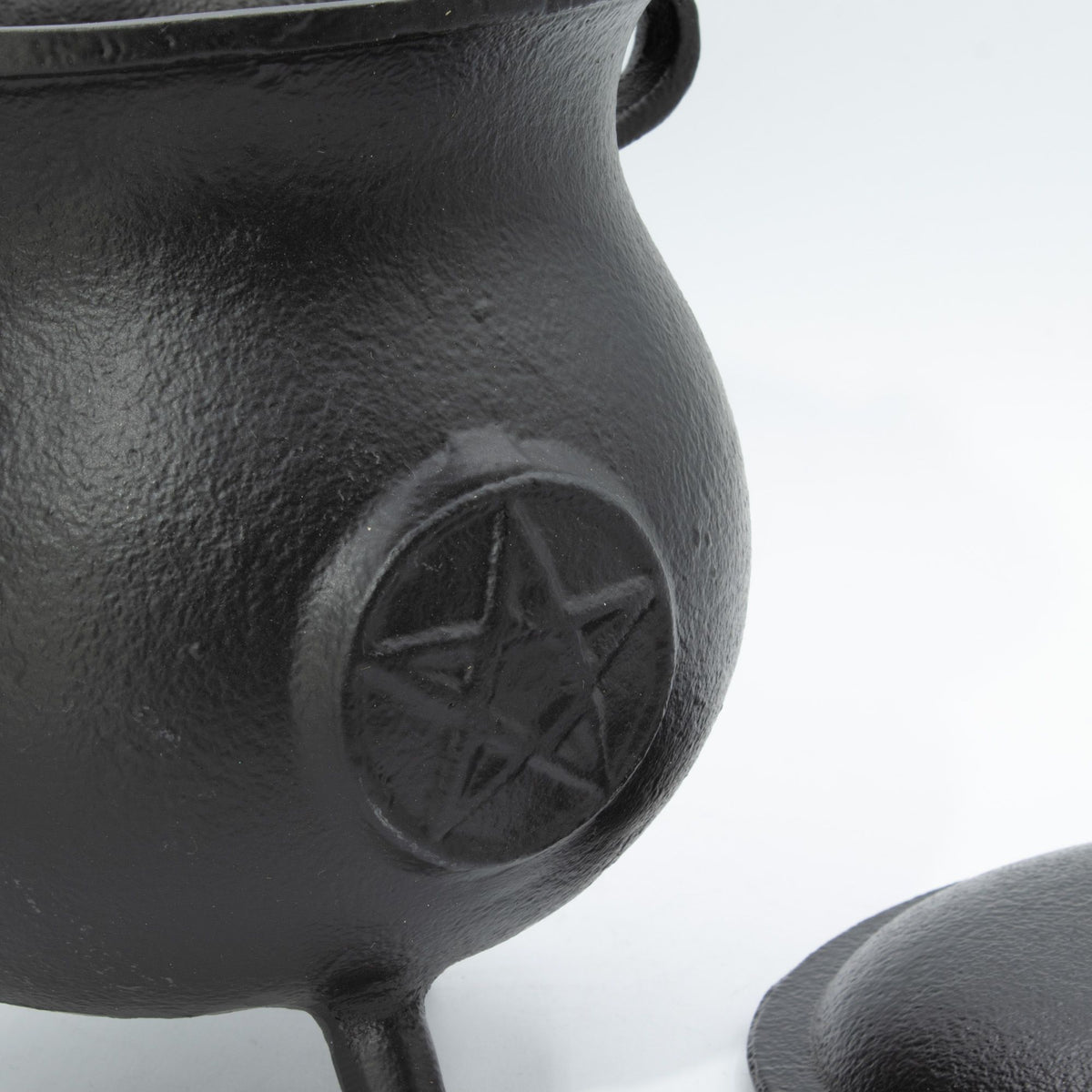 Chaudron en Fonte avec Pentagramme — Très Grand Modèle — 23 × 18 cm - photo 4