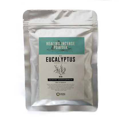 Poudre d'Encens Eucalyptus 50g - Purification & Méditation