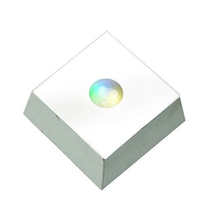 Socle LED Carré pour Cristal - Lumières Colorées