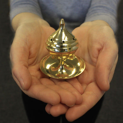 Brûleur d'Encens Laiton Moyen - Bâtonnets & Cônes – photo 6