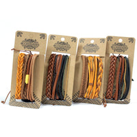 Mens Bracelet Sets - Tanned & Interesting (asst)